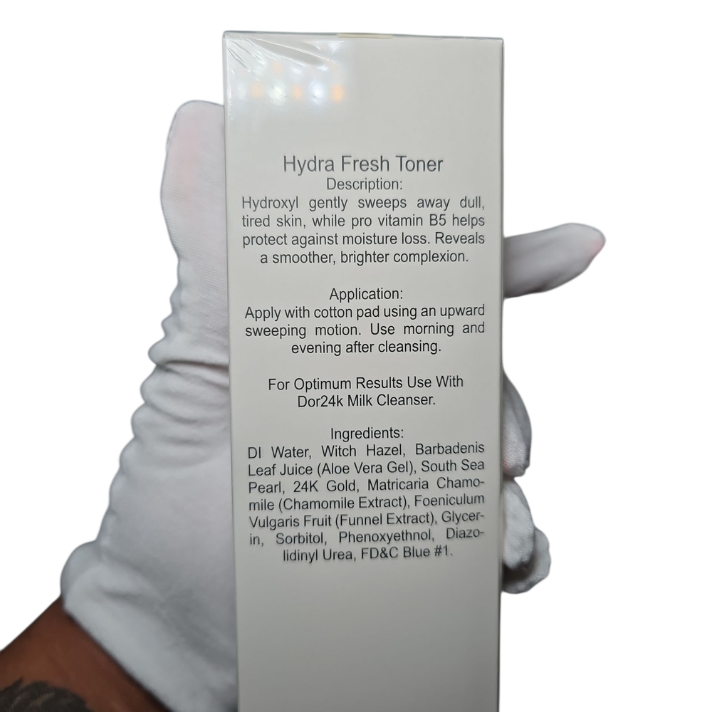 D'Or Skincare Hydra Fresh‎ Toner with White and Blue Design - Picture 2 of 3